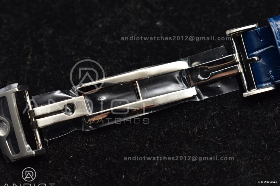 SmartChoice IW371620 White Blue A Blue Edition 1:1 ZF Portuguese Leather Dial on Chrono 1019 Strap Best 1224